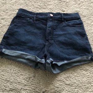 High rise shorts